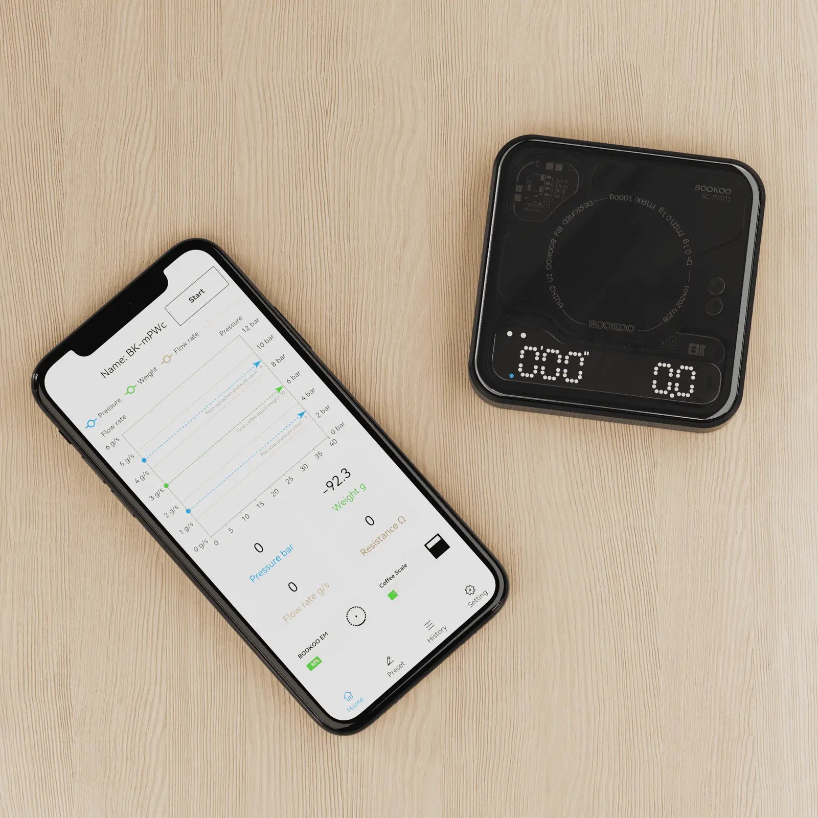BOOKOO THEMIS Mini Coffee Scale - BOOKOO | Design-Tech Coffee Tools