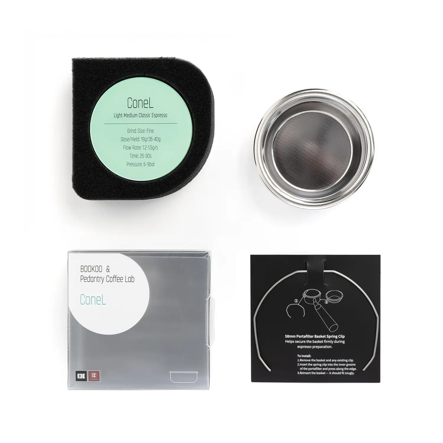 BOOKOO&PCL Espresso Filter