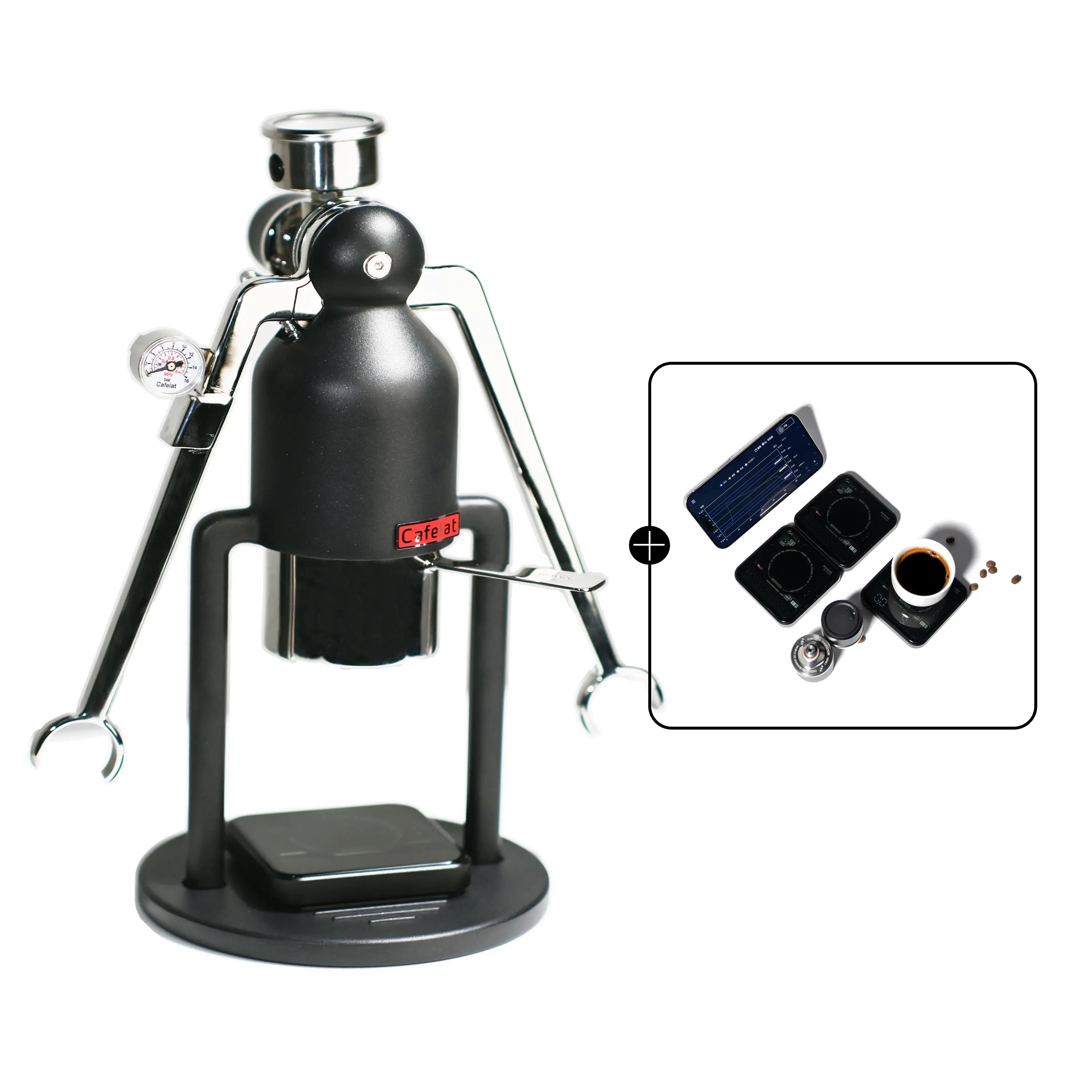 BOOKOO EM bundle for the Cafelat Robot BOOKOO | Design-Tech Coffee Tools