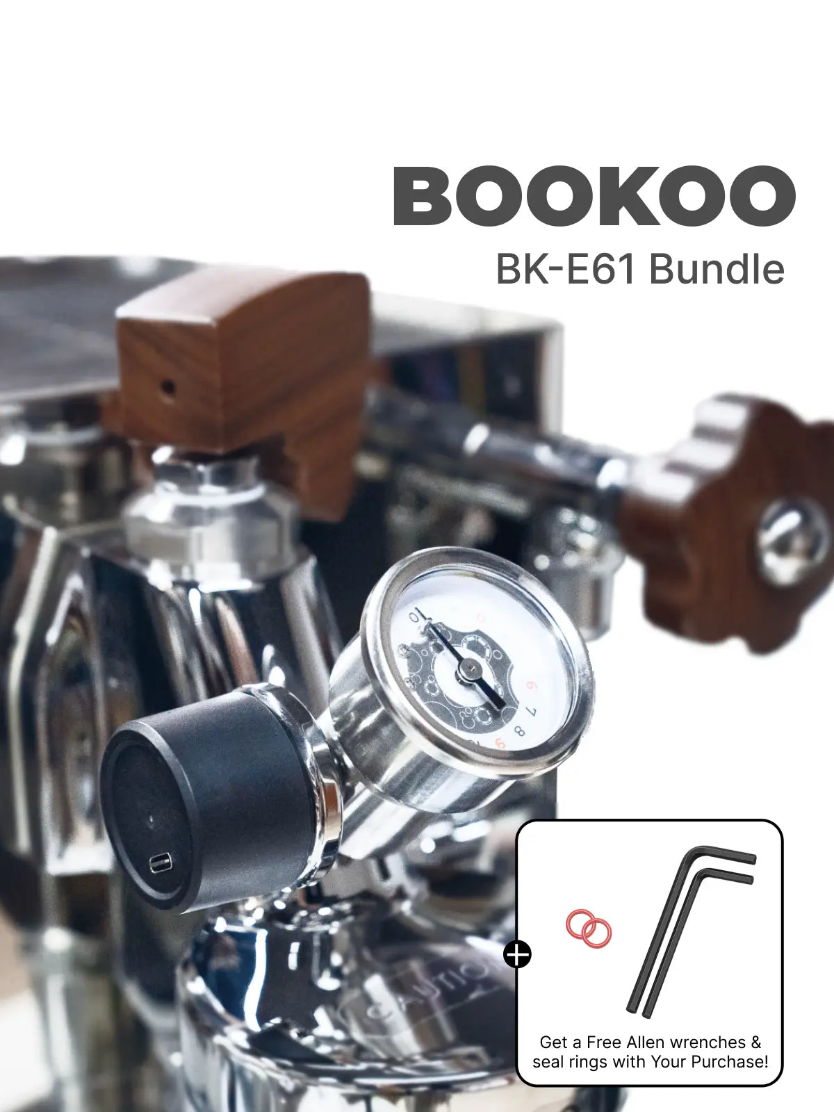 BOOKOO EM bundle for the E61 group heads BOOKOO | Design-Tech Coffee Tools