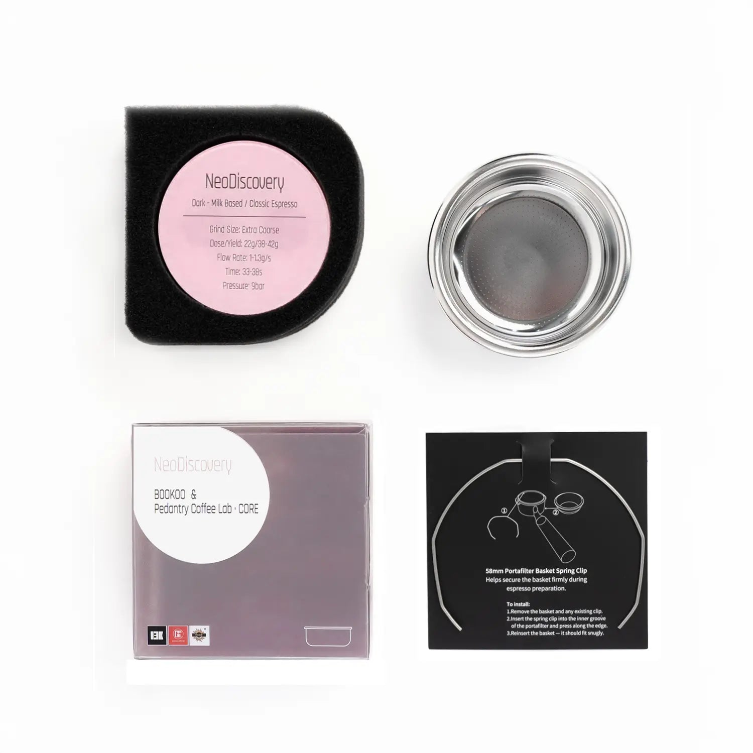 BOOKOO&PCL Espresso Filter