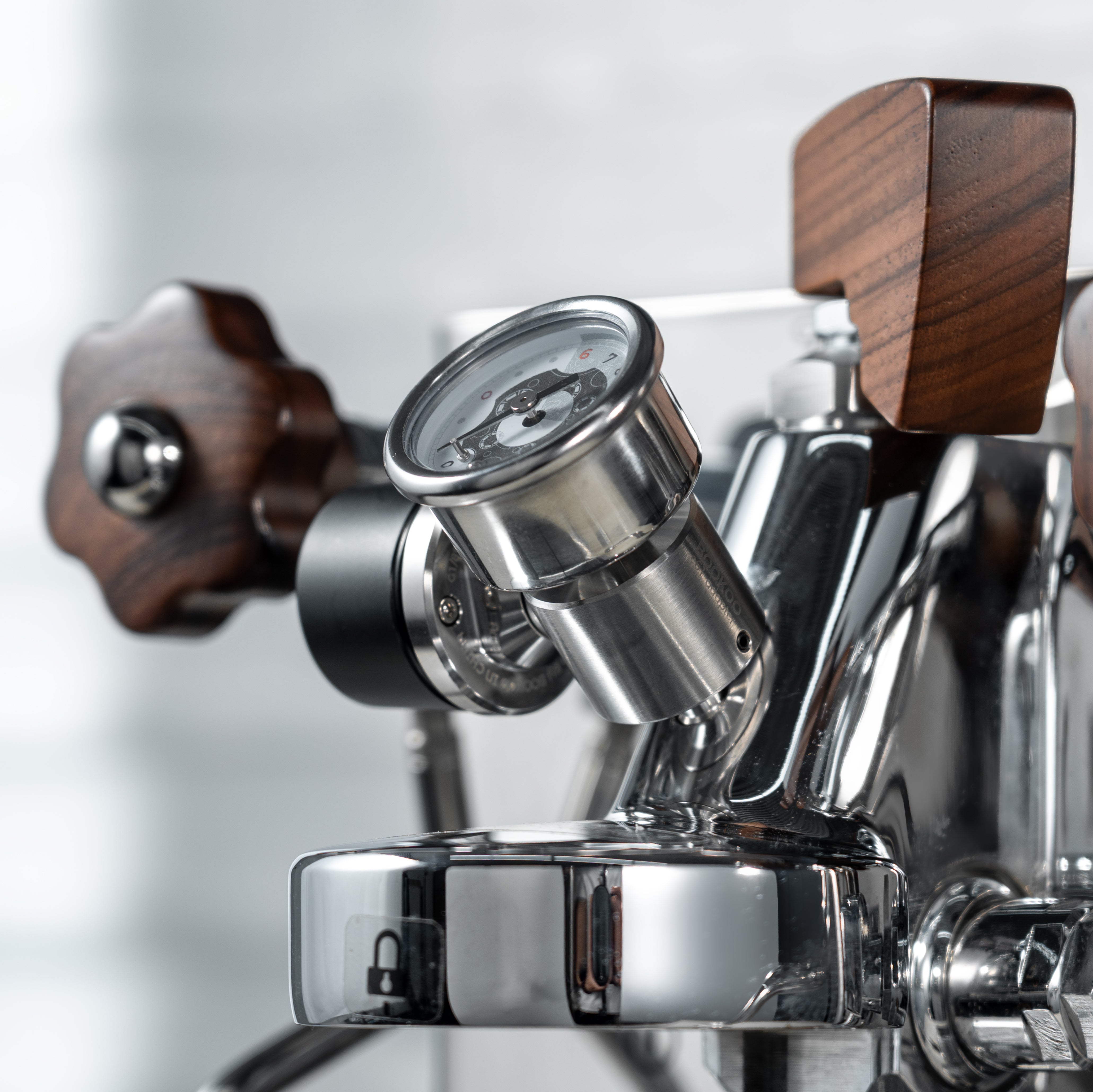 BOOKOO E61 Tee&Gauge With E61 group heads (M6 thread) BOOKOO