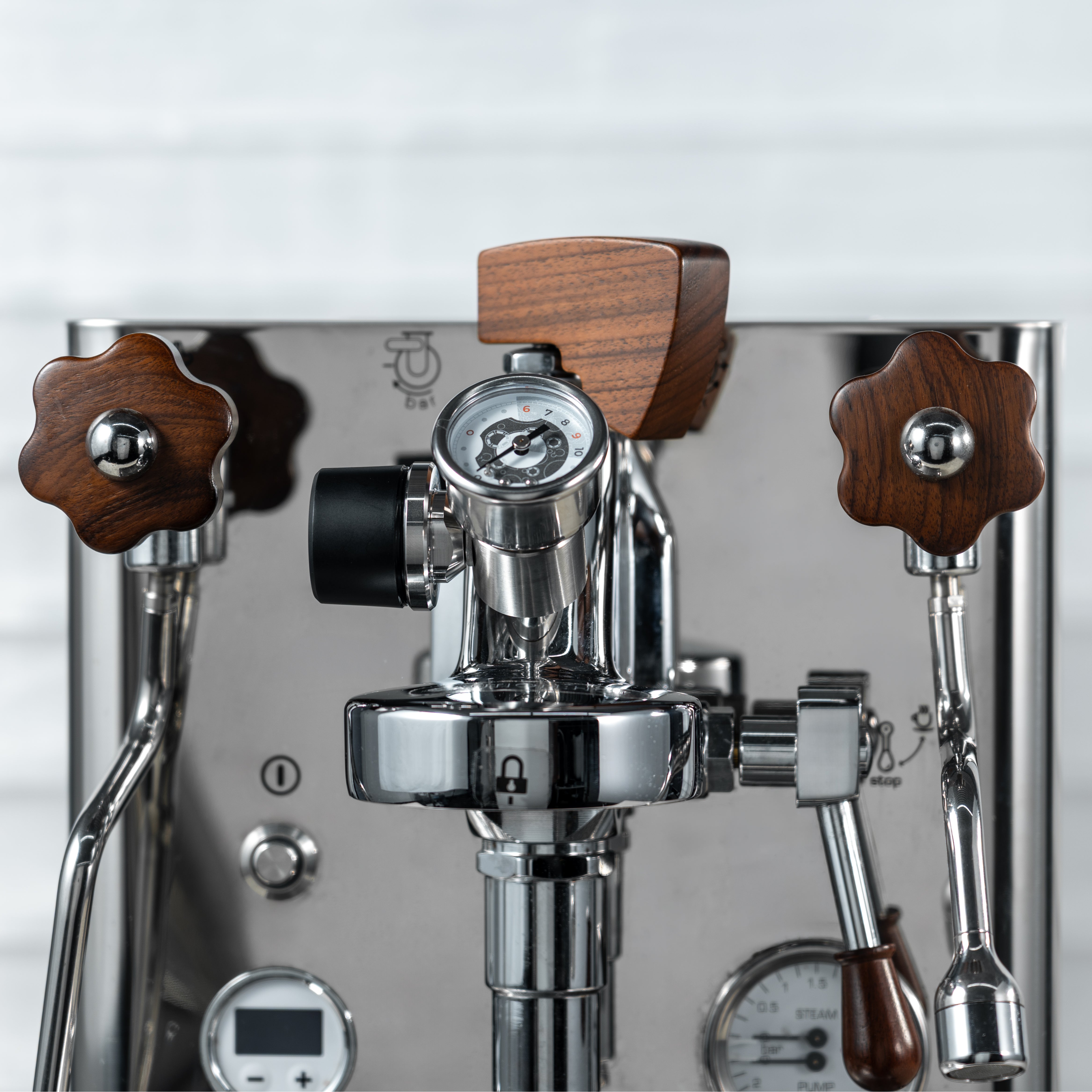 BOOKOO E61 Tee&Gauge With E61 group heads (M6 thread) BOOKOO