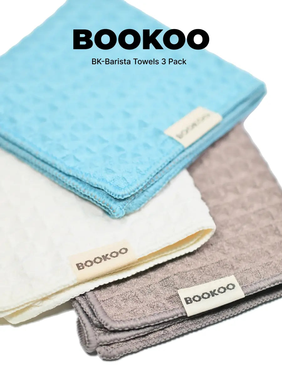 BOOKOO Coffee Bar 3 Barista Towels Set - BOOKOO | Design-Tech Coffee Tools